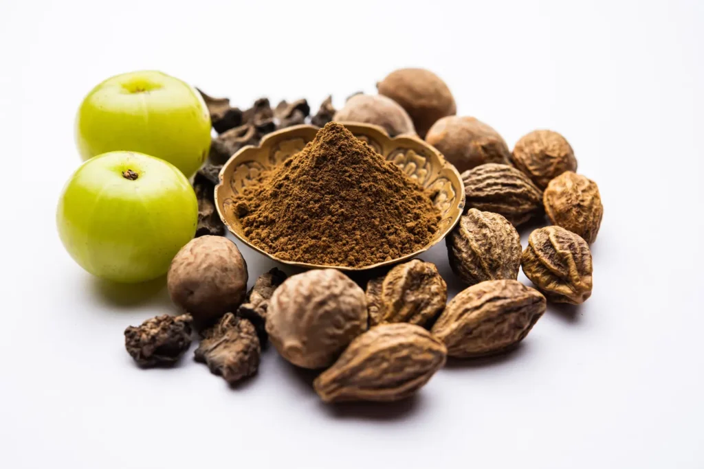 triphala powder supports digestion and helps boost metabolism naturally in ayurveda